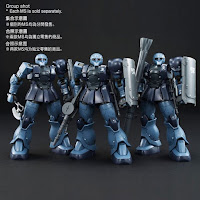 P-Bandai HG 1/144 MS-05 ZAKU I [BLACK TRI-STARS] Guide & Paint Conversion Chart