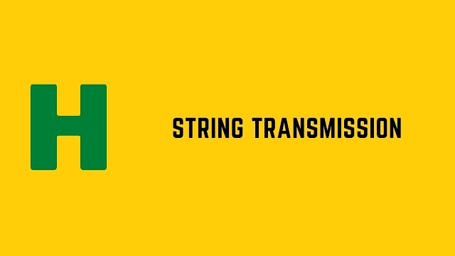 HackerRank String Transmission problem solution
