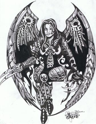 Angel Tattoo Art