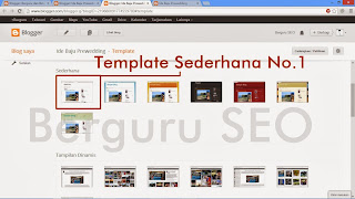 Template Sederhana Blogger No 1