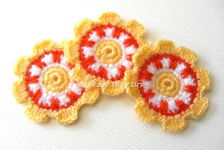 Crochet Flower Applique