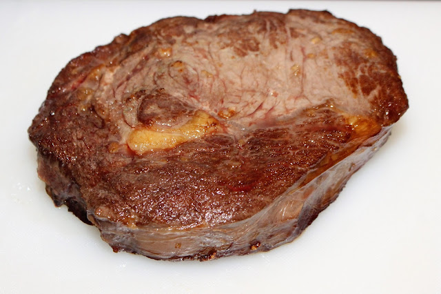 Sous vide ribeye steak
