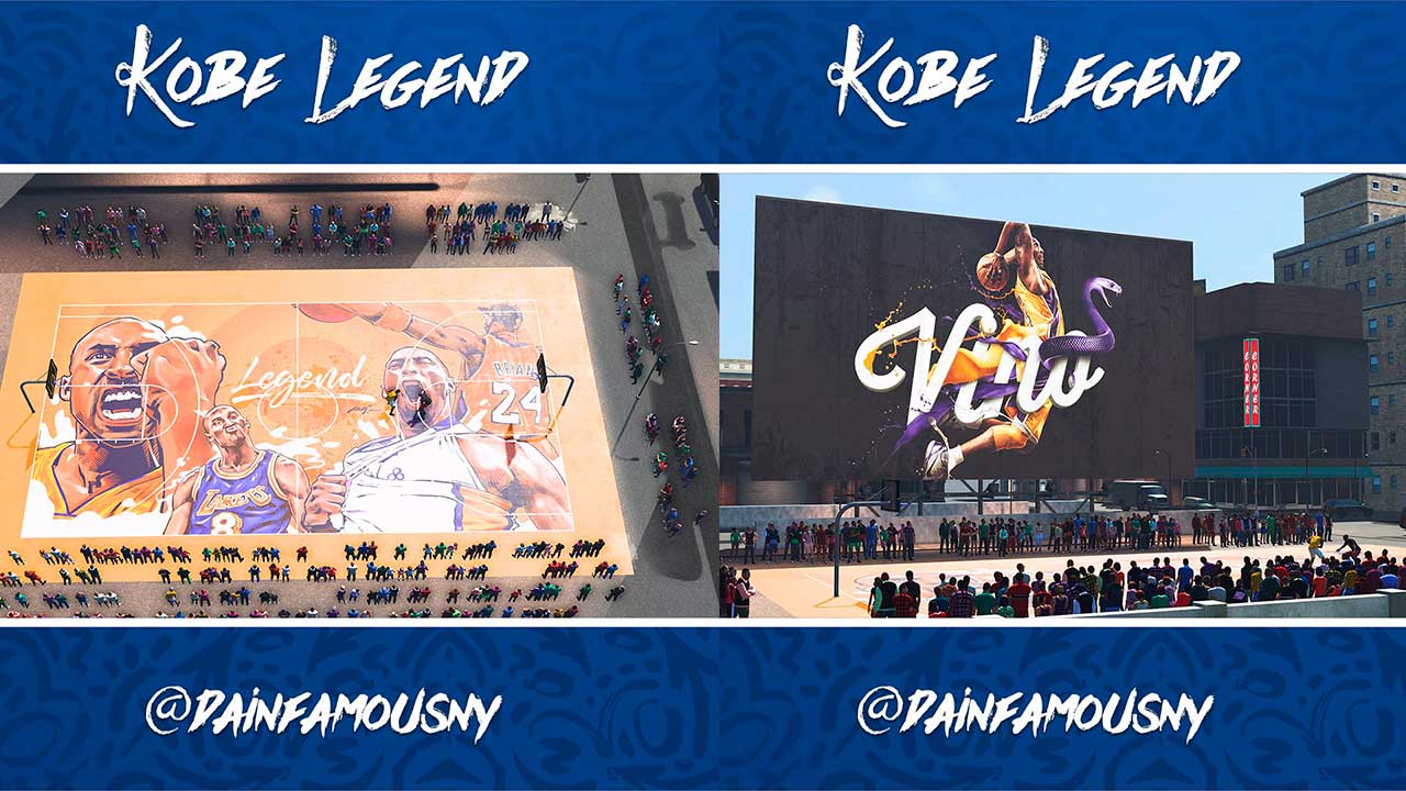 NBA 2K23 Kobe Bryant Legend Blacktop Arena