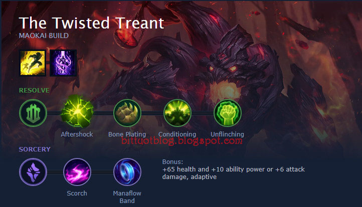 Cách chơi và combo Maokai top bá đạo