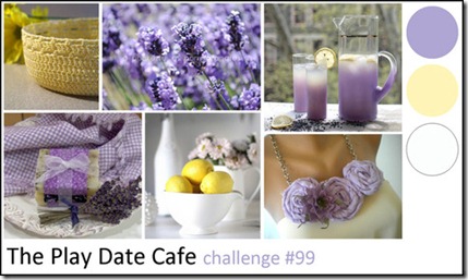 Color Story 99 Lavender Soft Yellow White Paper Make Up Stamps