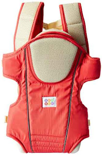 Bey Bee Adjustable Hand Free Baby Carrier Bag, Salmon Rose