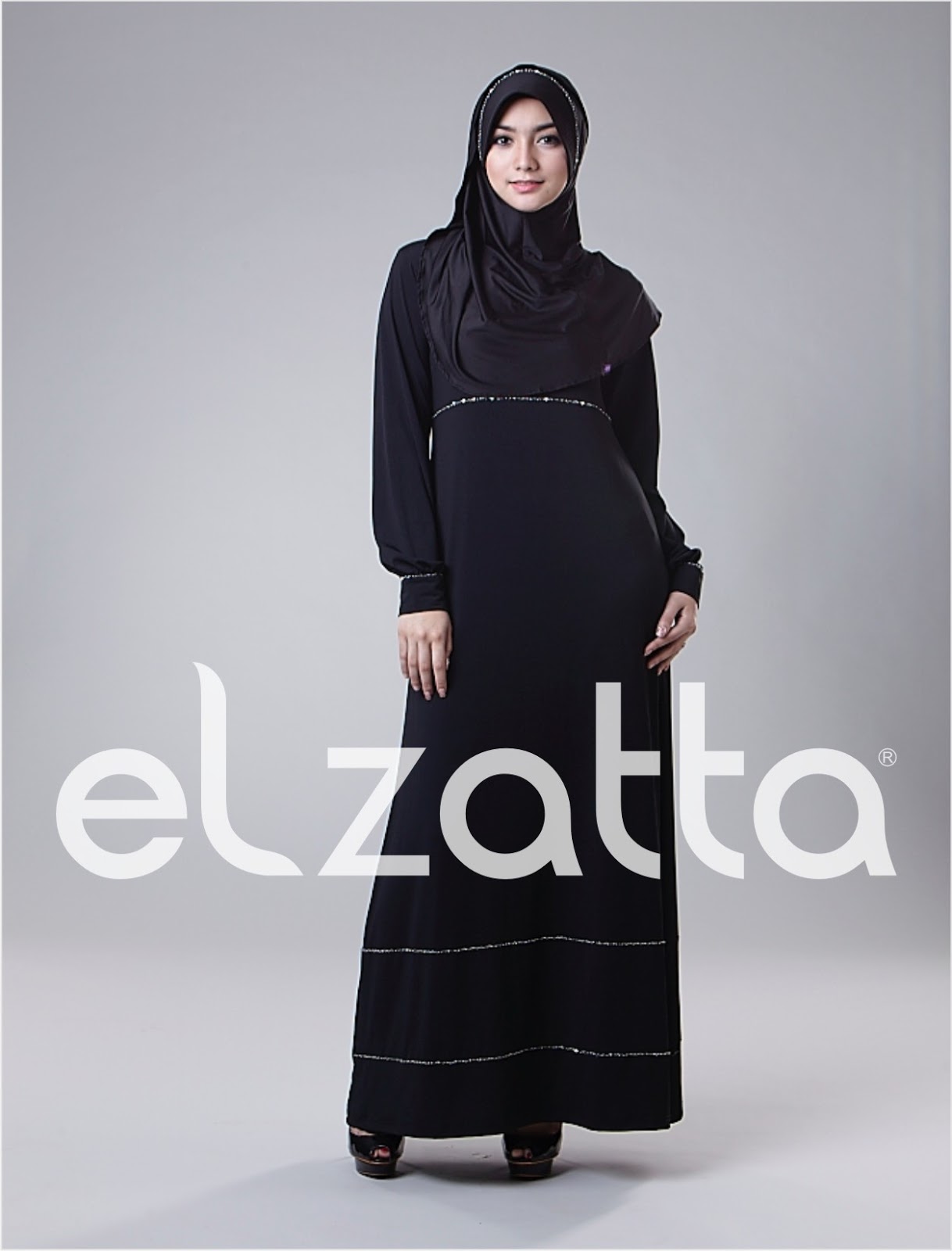 15 Gamis Elzatta  Terbaru 2021 Desain Elegan Jilbab Cantik