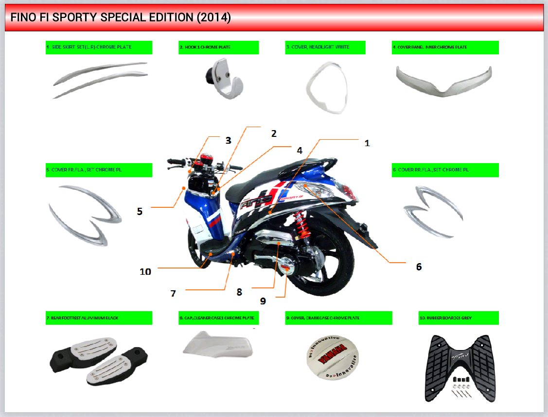 RedCasey Personal Blogs YAMAHA MIO FINO FI SPESIAL EDITION 2014