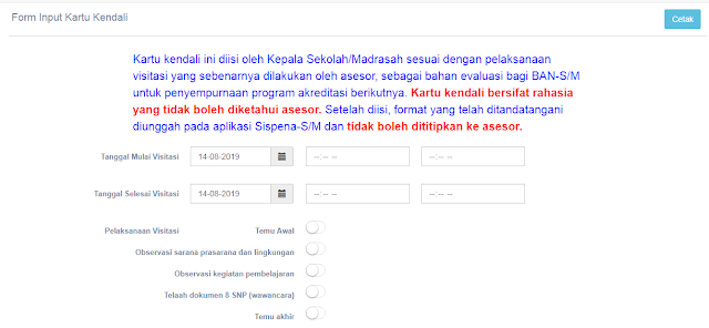 Cara Mudah Membuka Kartu Kendali Sispena Yang Masih Terkunci 