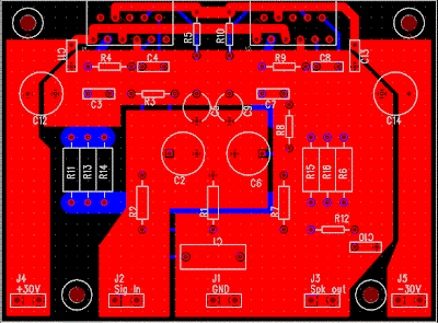 Amplifier Printed Circuit Board