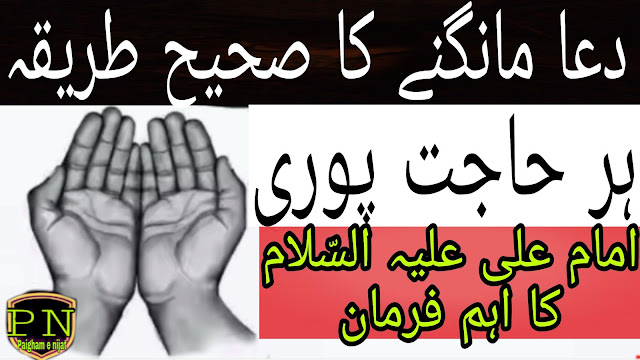 Dua Mangne Ka Sahi Tarika | Hazrat Imam Ali as Qol Urdu |  Farman e Imam Ali as | دعا مانگنے کا طریقہ |  Paigham e Nijat | How to Pray