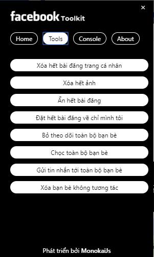 MonokaiToolkit - Bộ Công Cụ Tools Facebook