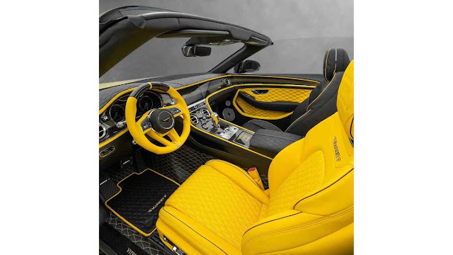 The Mansory Bentley Convertible gets a strange color