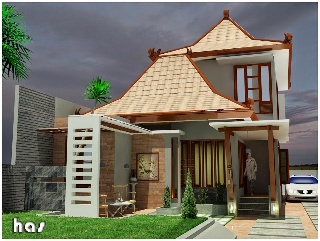  Gambar  Rumah  Jawa  Modern gambar  rumah  joglo jawa  tengah  