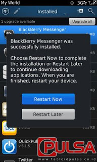 BlackBerry Messenger v.7 via Wifi