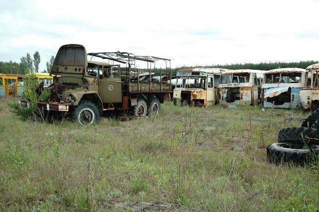 Peninggalan Ledakan Reaktor Nuklir Chernobyl