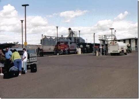 BNSF C44-9W #4716 in Havre, Montana in May 2003