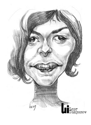 Audrey Tautou caricature