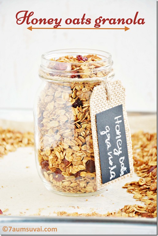 Honey oats granola 