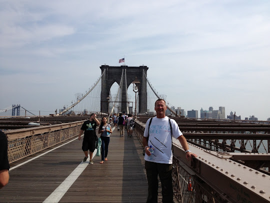 Peterbrownroute66 on Brooklyn bridge