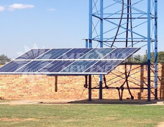 Solar daily water supply in South Africa