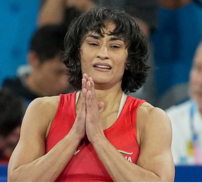 Vinesh Phogat retires from wrestling following his disqualification from the Olympics