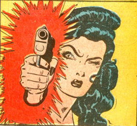 Miss Fury had cat claws, stiletto heels and a killer make-up compact.