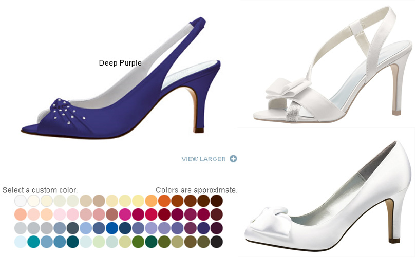Payless Dyeable Bridesmaid Shoes - Website of heyucuba!
