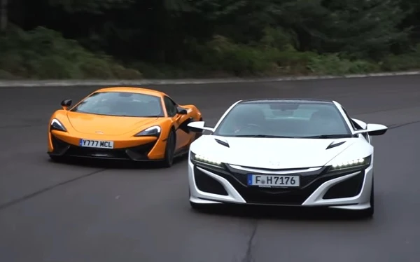 Autocar enfrentó al nuevo Honda NSX con el McLaren 570S