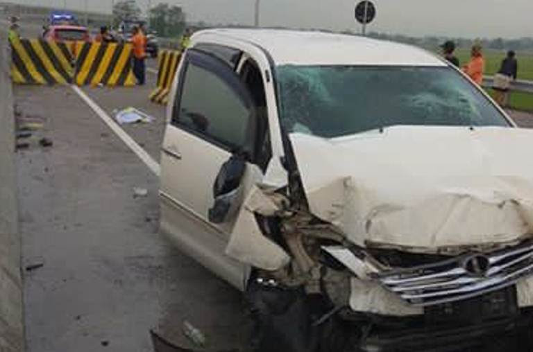 Kecelakaan di tol Ngawi-Kertosono