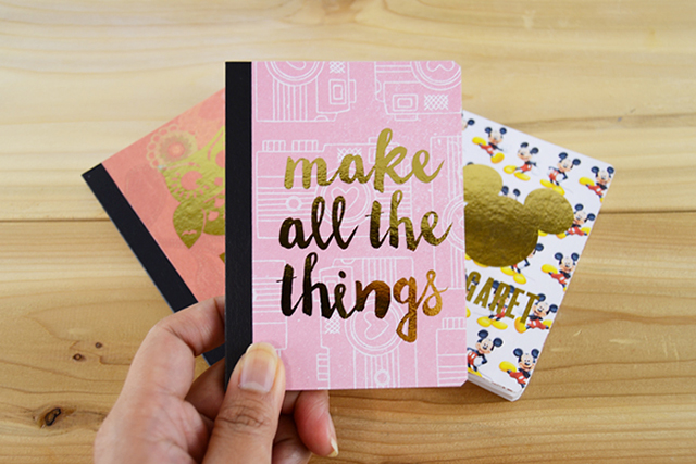 Personalized Mini Notebooks at DIY Candy Minted Strawberry