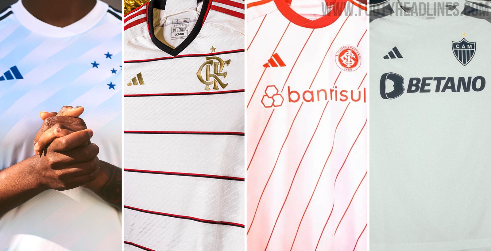 Adidas Brazilian Clubs 23-24 Away Kits Released - Footy Headlines