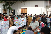 Putus Mata Rantai Covid-19, Kampung Buyut Ilir Lakukan Penyemprotan Desinfektan