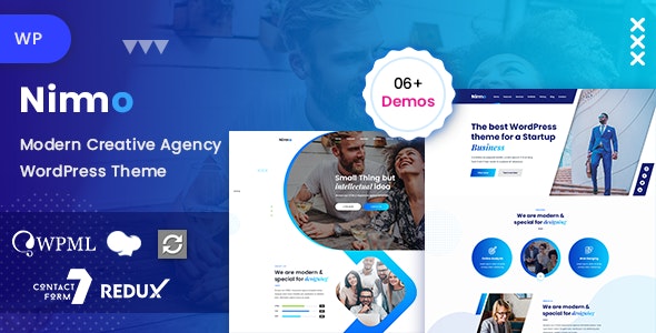 Nimmo - One page WordPress Template