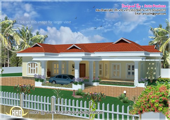 Beautiful bungalow elevation