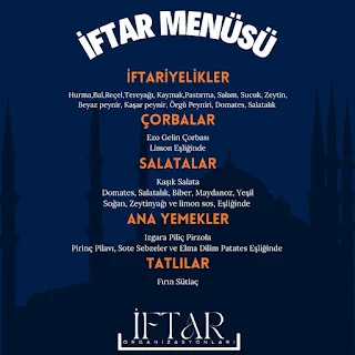 Holiday İnn İstanbul City Ramazan 2023 İftar Menüleri ve Fiyatları