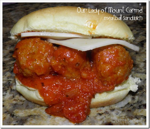 Our Lady of Mount Carmel Meatballs