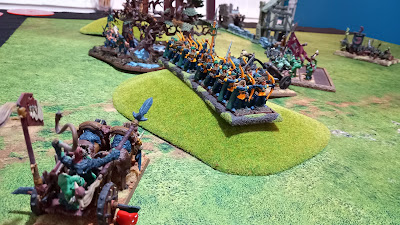Warhammer The Old World battle report: Orcs & Goblins vs Wood Elves, 1000pts