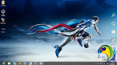 Argentina Football Team Fifa World Cup 2014 Theme For Windows 7 And 8