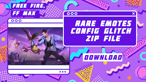 Free Fire Emotes Vip Config Glitch Zip File FF Max