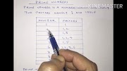 Prime Numbers 