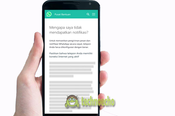 12 Cara  Atasi Pesan Whatsapp Tidak Masuk di Hp Android 