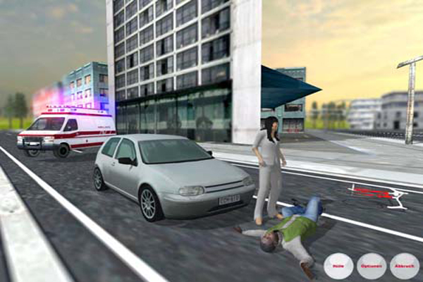 Screen Shot Of Ambulance Simulator (2012) Full PC Game Free Download At worldfree4u.com