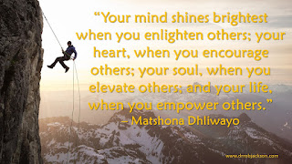 Matshona Dhilwayo quote about elevating yourself and others