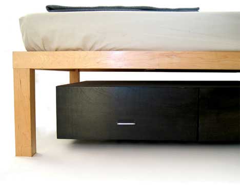 Bed Project : Floating Drawer Bed 