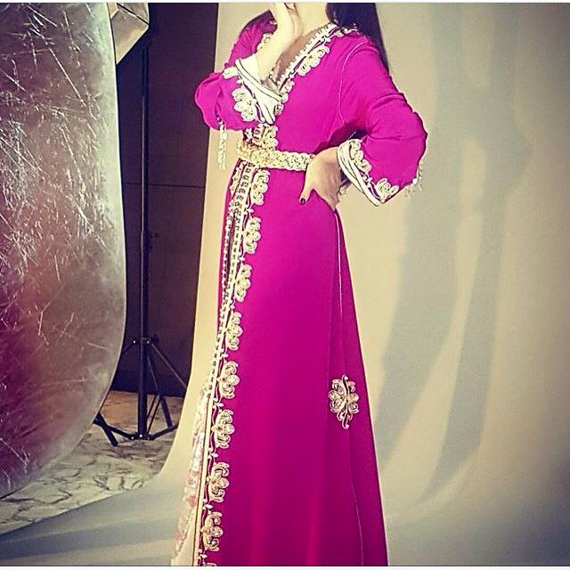 caftan rose mariage de luxe