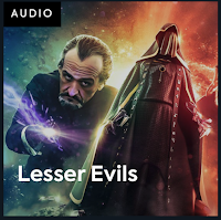 cover art for Doctor Who and the Lesser Evils
