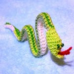 patron gratis serpiente amigurumi | free amigurumi pattern snake 