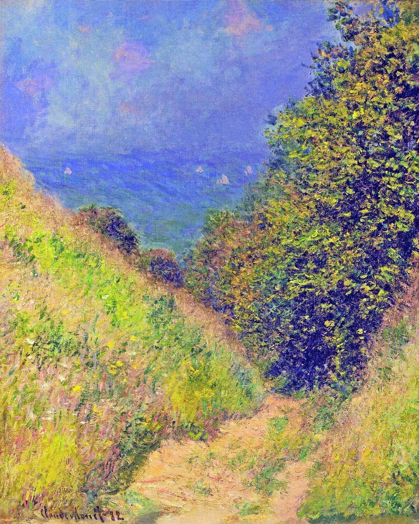 Le Chemin de La Cavée à Pourville (1882)