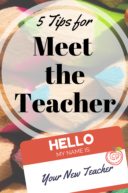 Love these simple and easy ideas for Meet the Teacher night